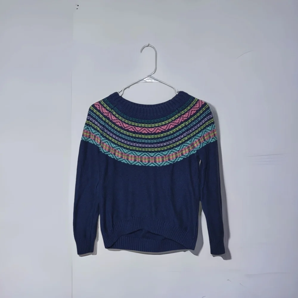 Gymboree Navy Fair Isle Sweater